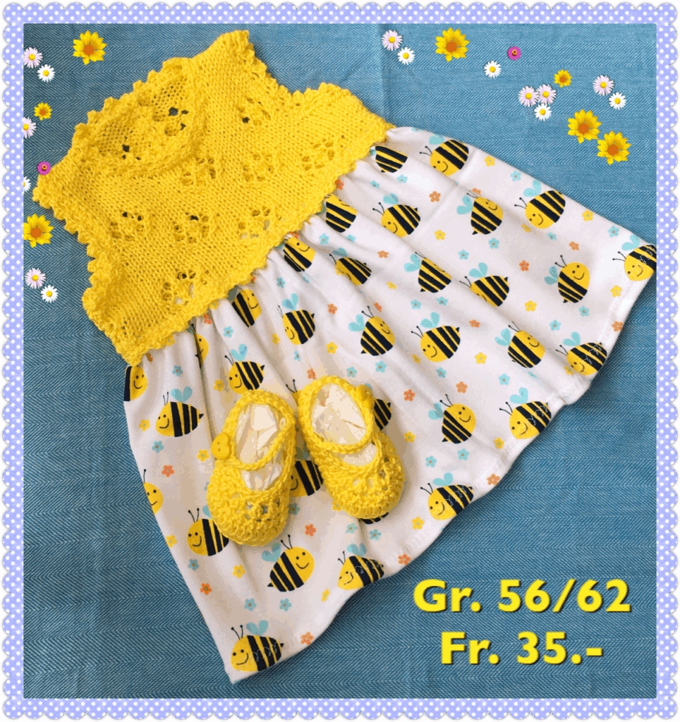 Sommer-Röckli Biene Gr. 56/62