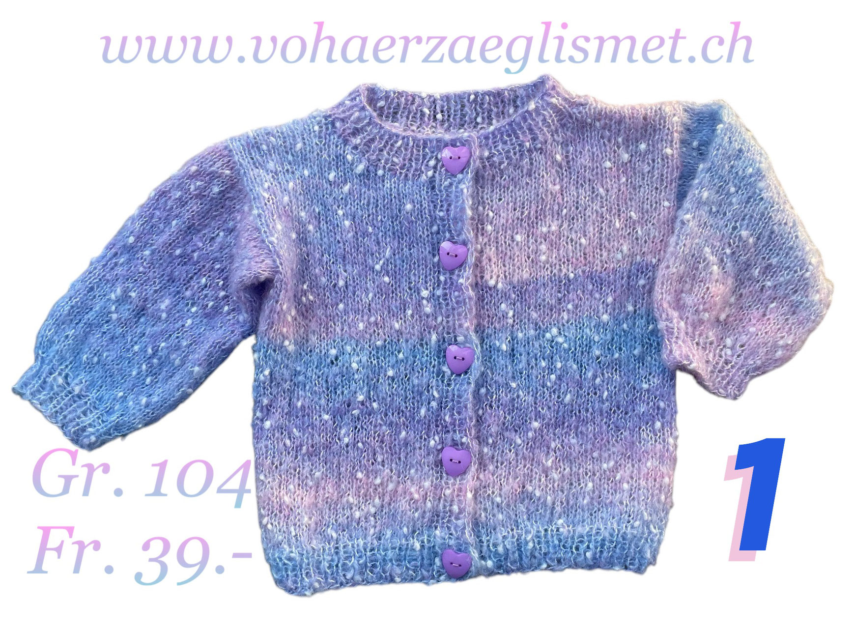 Kinderjäckli Gr. 86 / 92 / 98 / 104