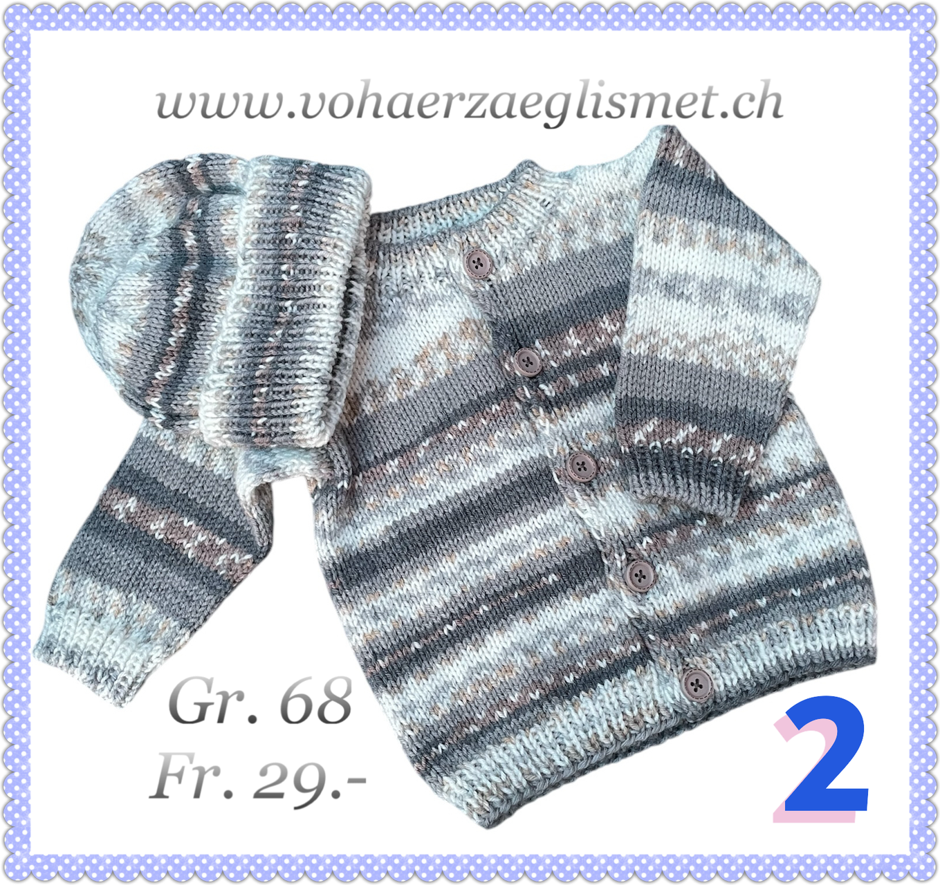 Baby-Garnituren Gr. 68 / 74 – Bild 4