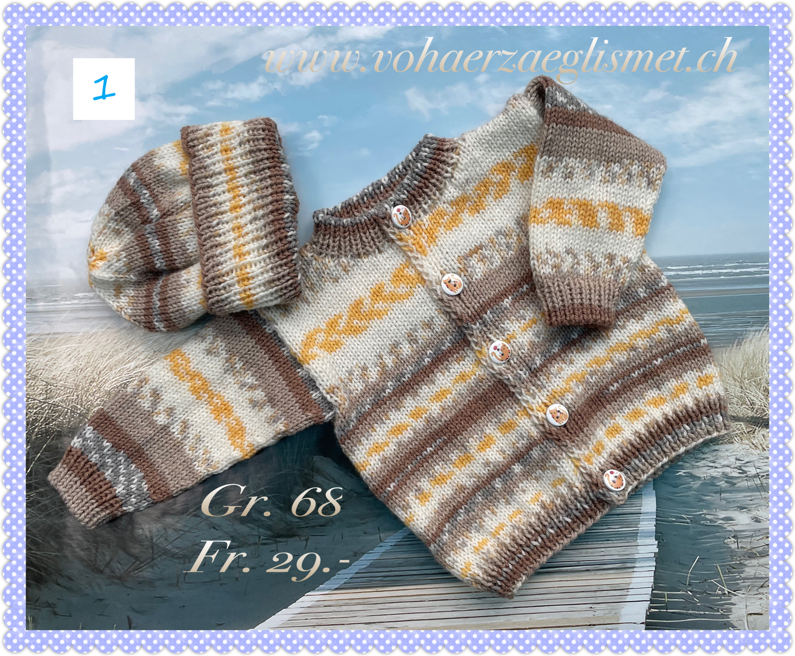 Baby-Garnituren Gr. 68 / 74