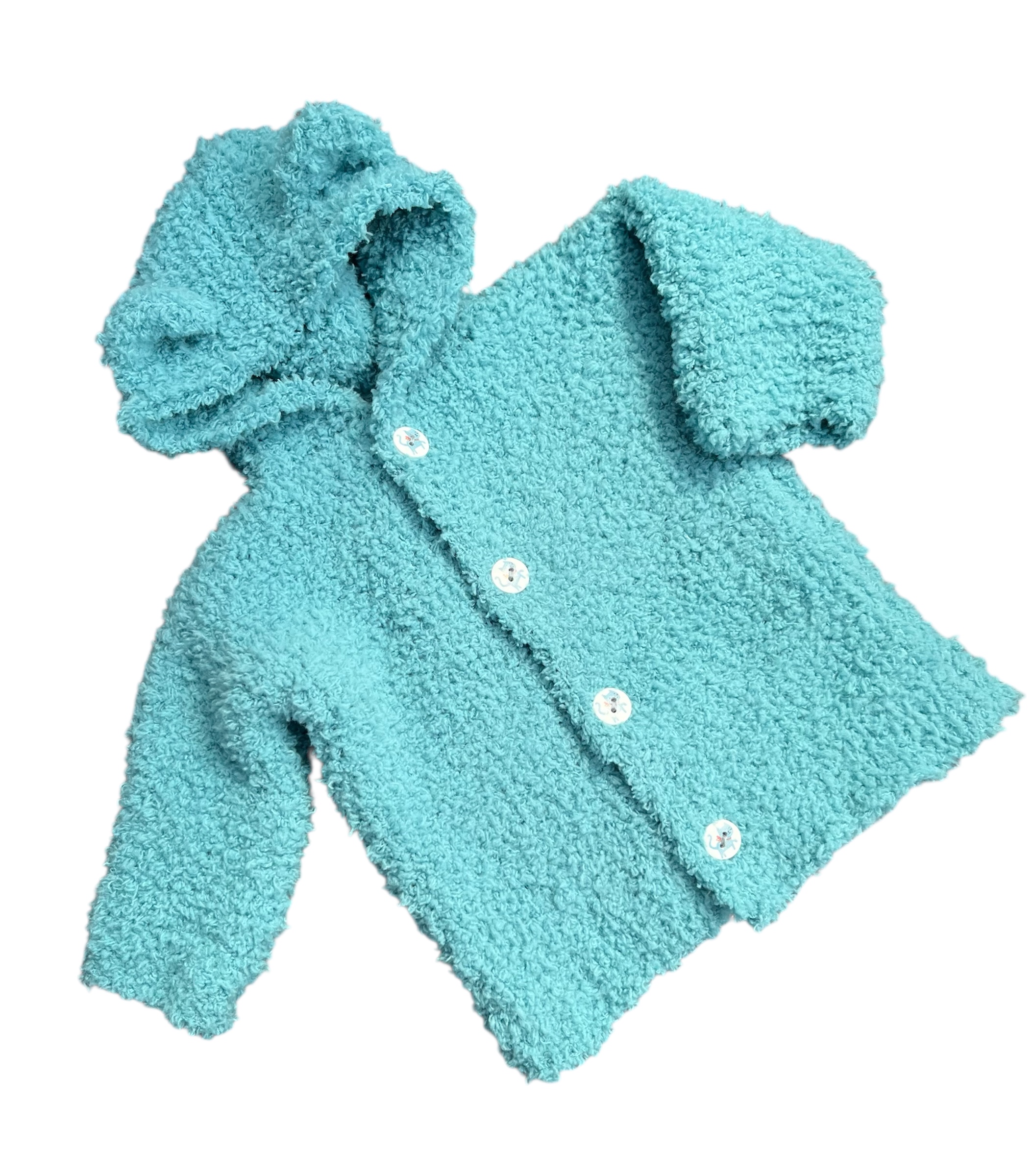 Teddyjäggli Gr. 62/68 jade